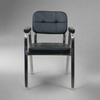 OnyxEdge Chrome Visitor Chair with Cushioned Armrest