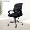 Polar Black Flow Mesh Comfortable Office Chair