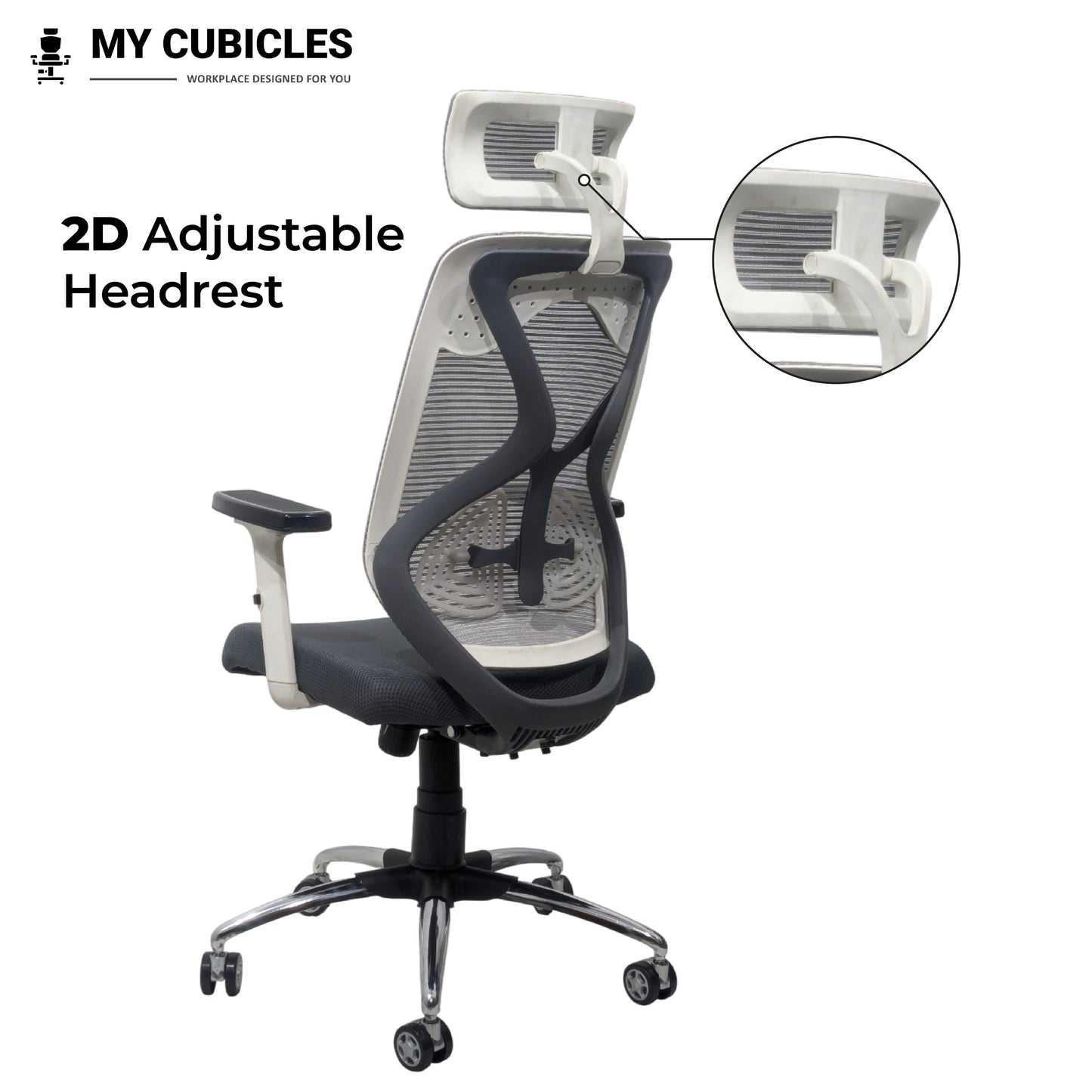 Premium Office Chair with Adjustable Headrest