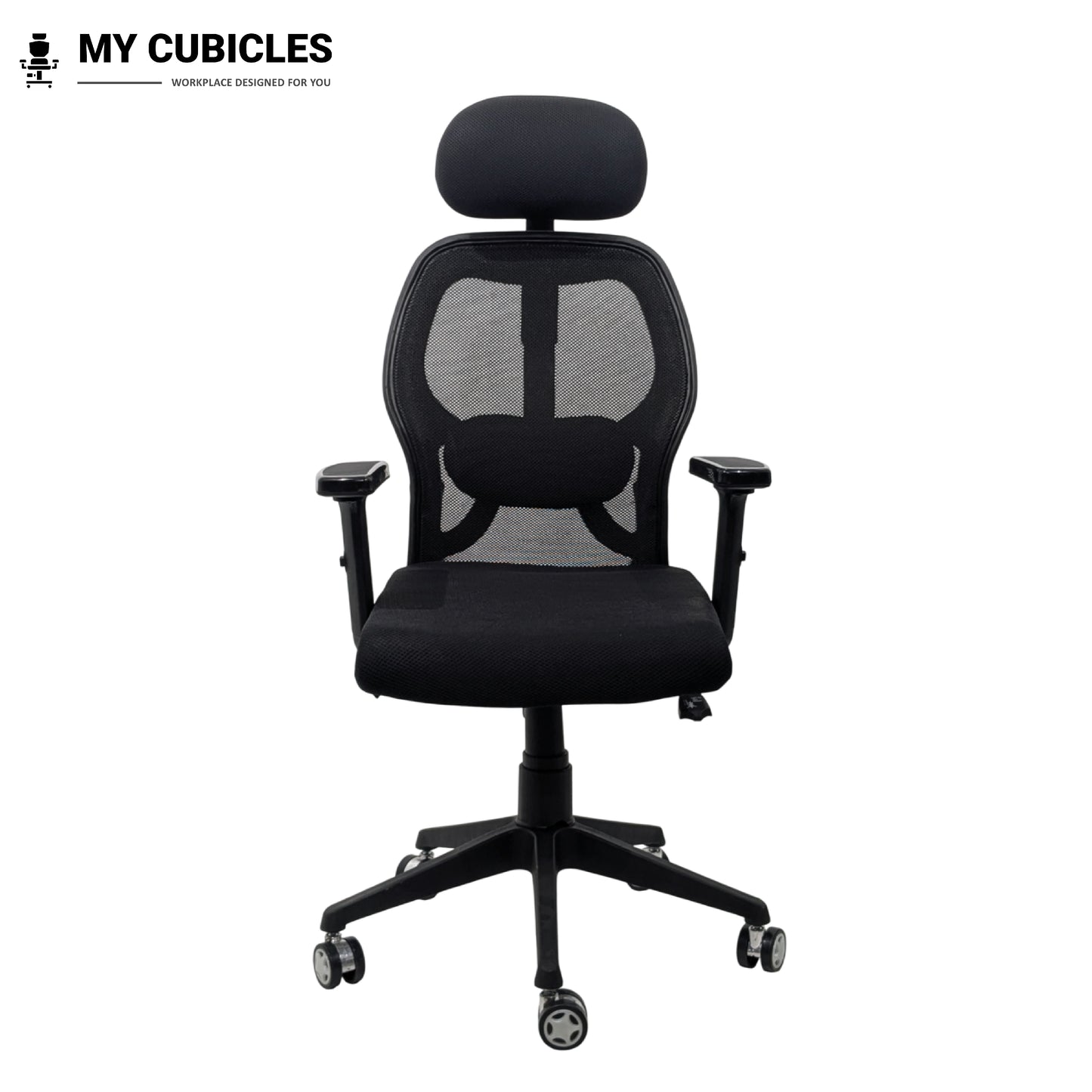 Titan Throne High Back Mesh Ergonomic Office Chair with Nylon Base