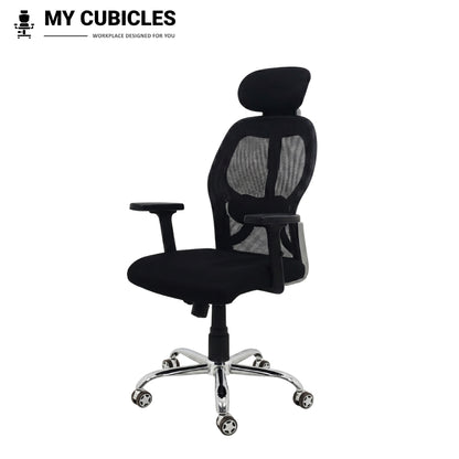 Titan Throne Matrix High Back Mesh Ergonomic Office Chair with Spider Base - Front Side View