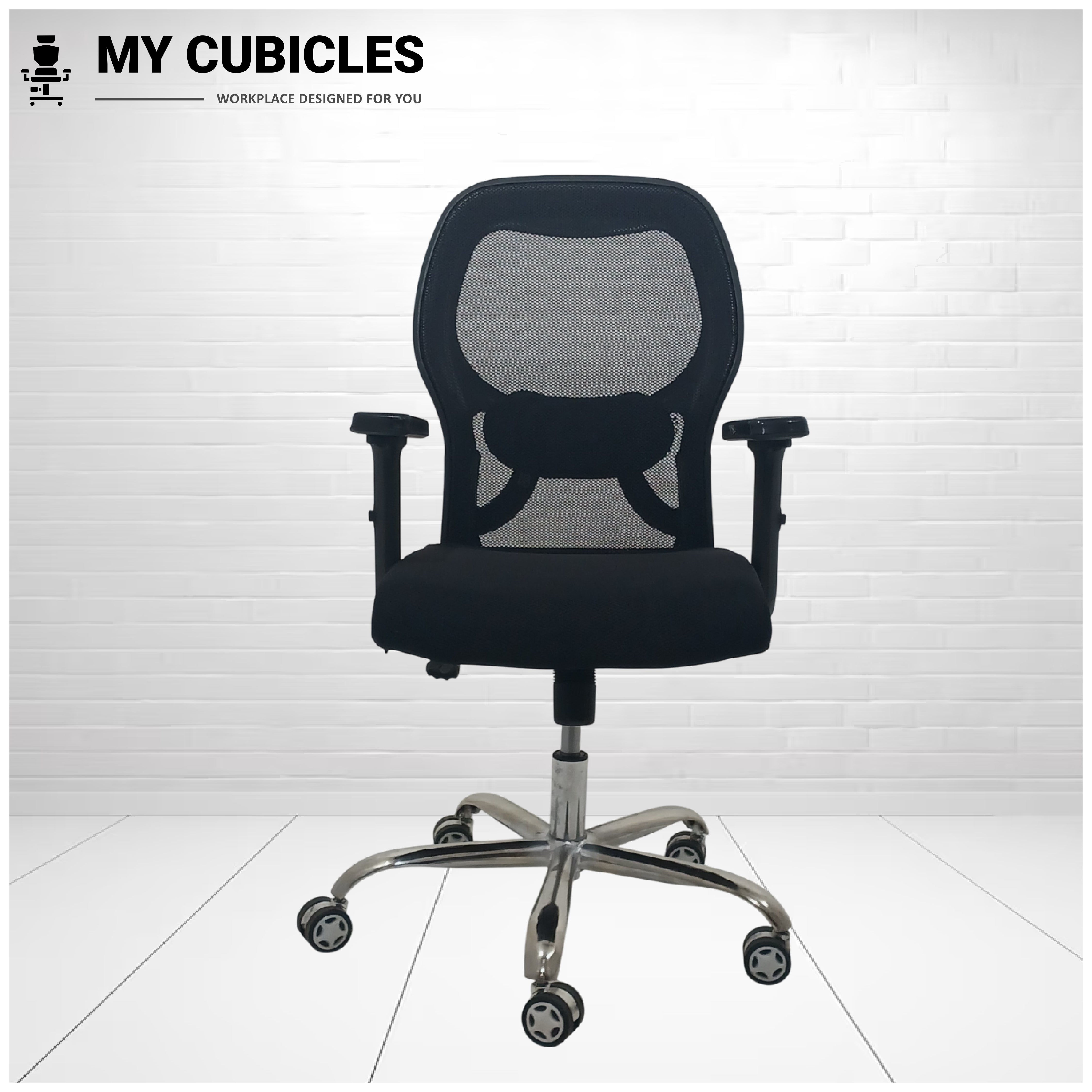 Titan Throne Matrix Low Back Mesh Office Chair with Adjustable Arm Rest & Lumbar Support
