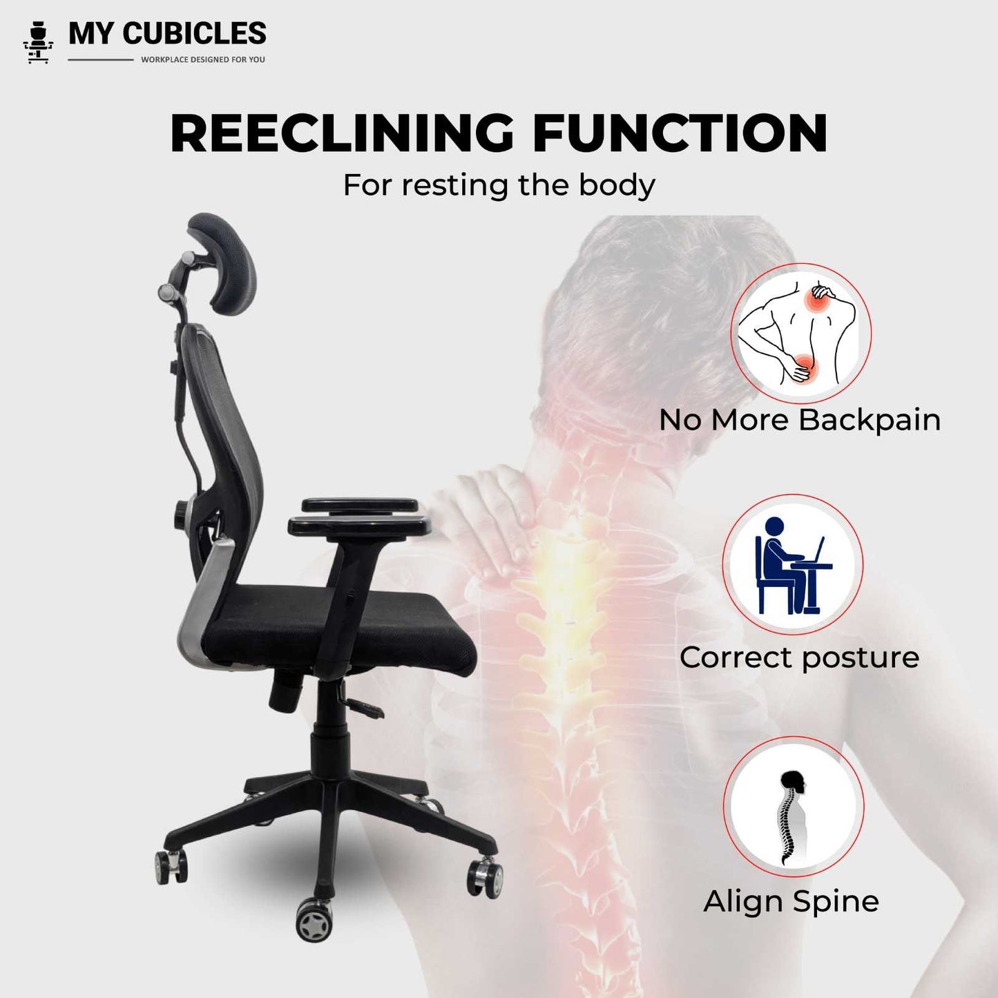 Titan Throne Matrix High Back Mesh Ergonomic Office Chair with Nylon Base