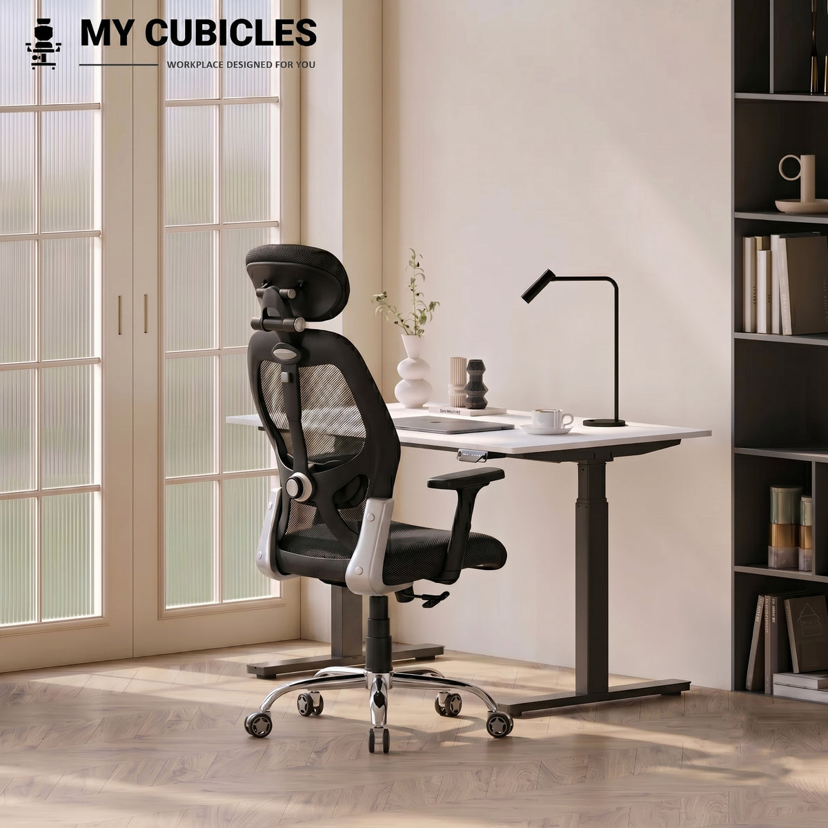 Titan Throne Matrix High Back Mesh Ergonomic Office Chair with Spider Base - Main View