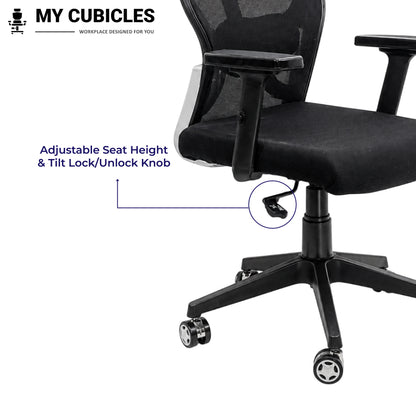Titan Throne Matrix High Back Office Chair - Adjustable Seat Height View