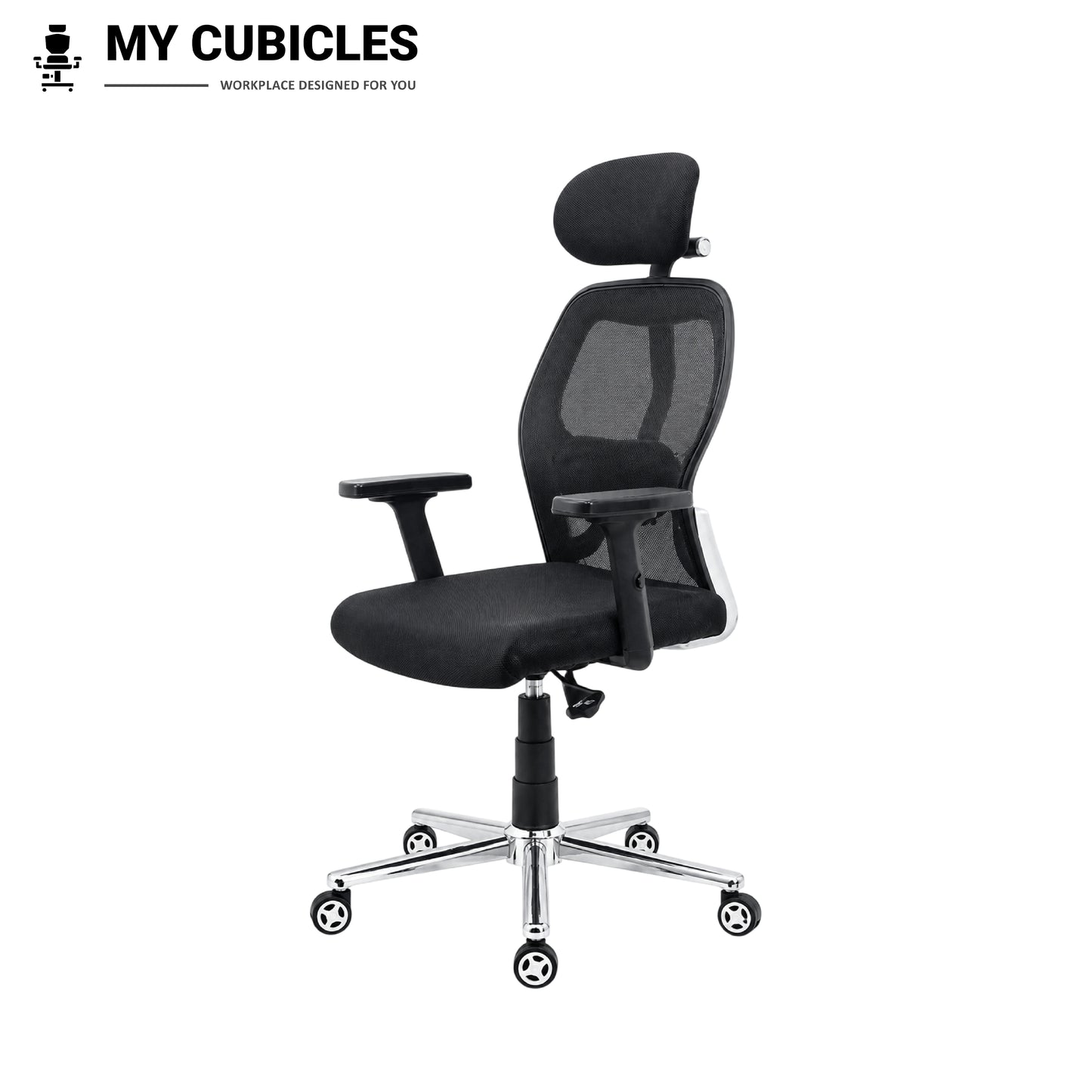 Titan Throne Matrix High Back Office Chair with Scorpio Base - Front Side View