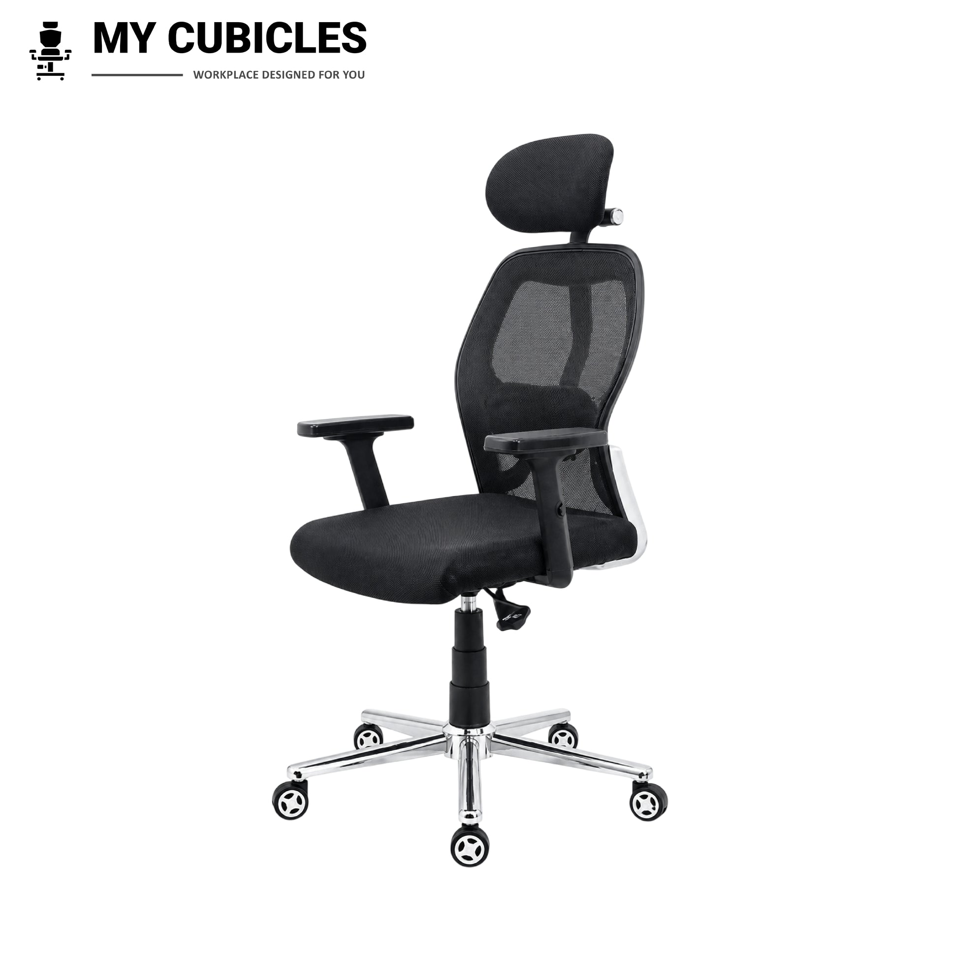 Titan Throne Matrix High Back Office Chair with Scorpio Base - Front Side View