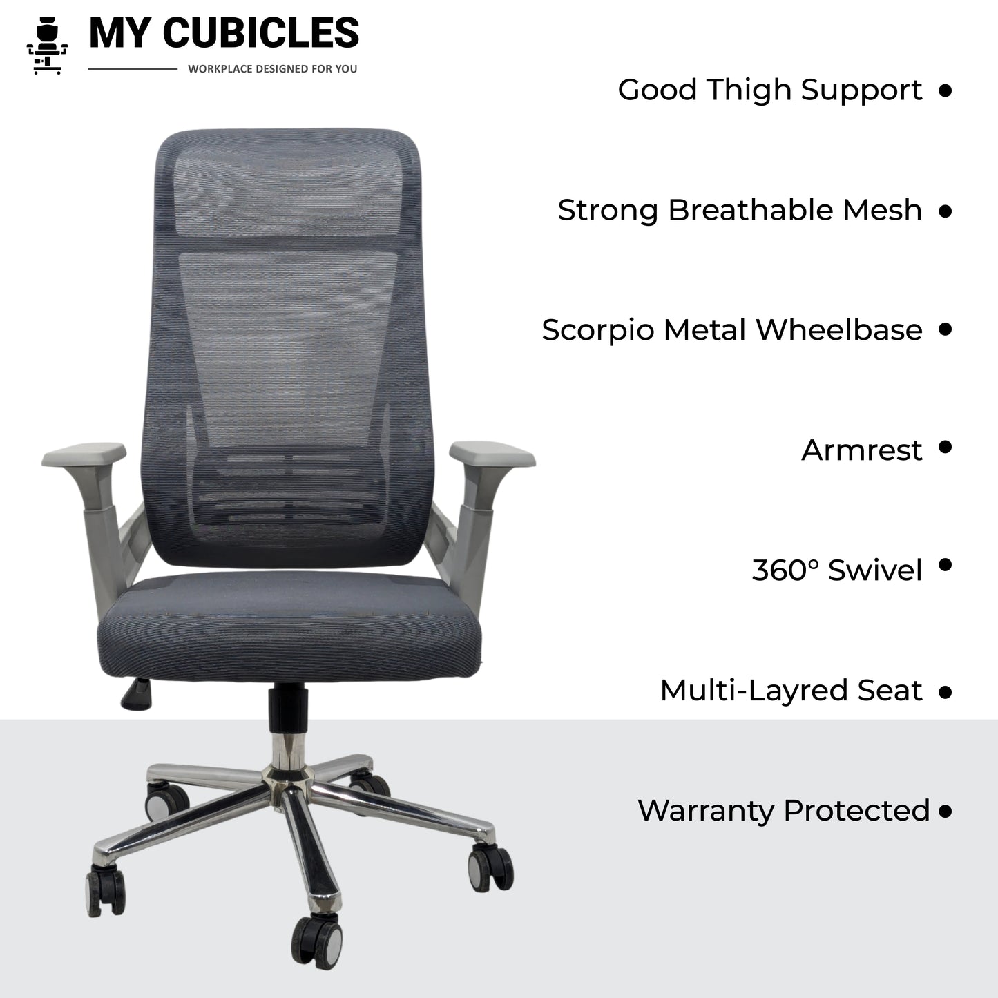 Zeta High Back Ergonomic Office Chair