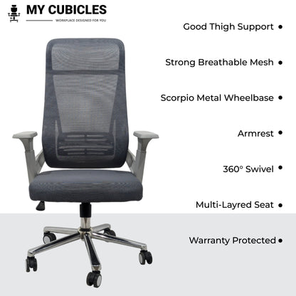 Zeta High Back Ergonomic Office Chair