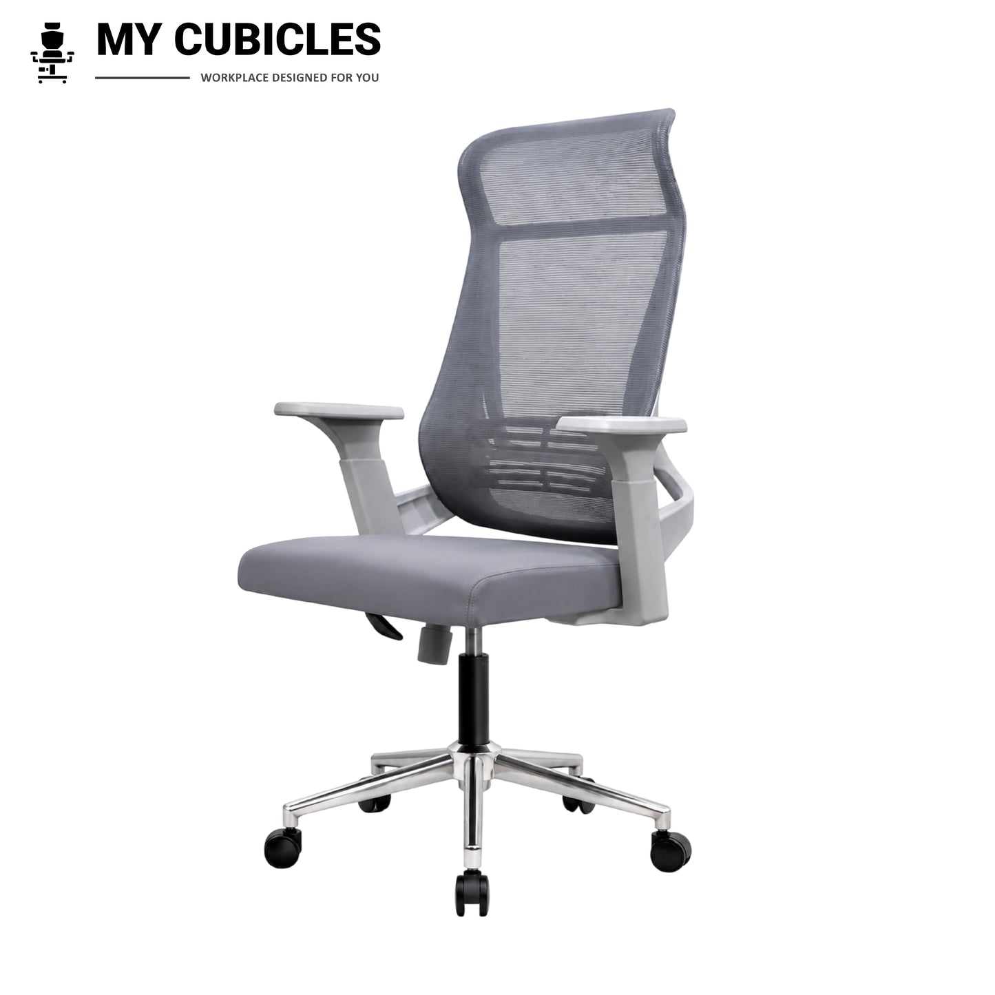 Zeta High Back Office & Study Chair - Front Side View