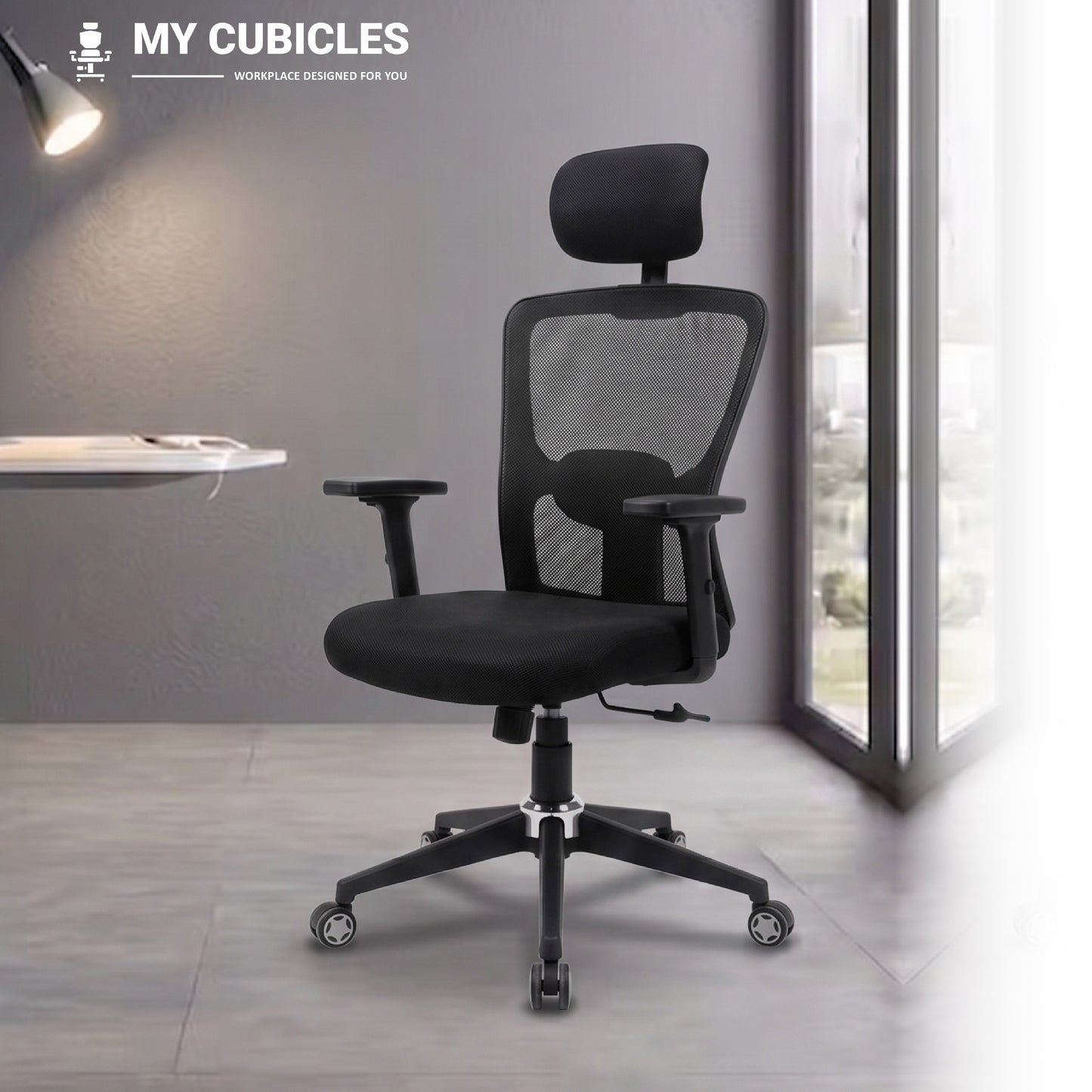 Black Jazz High Back Ergonomic Executive Office Chair Style Image