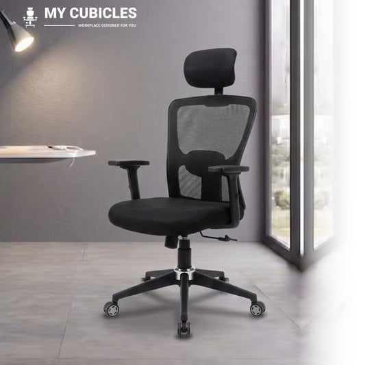 Black Jazz High Back Ergonomic Executive Office Chair Style Image