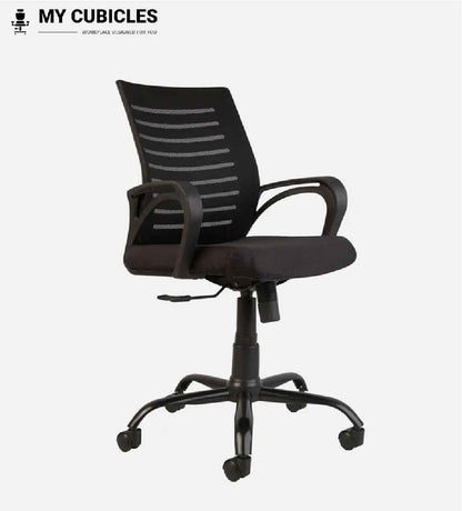 polar black flow mesh comfort chair work form home