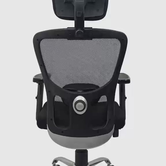 Majesty Black Jazz High Back Ergonomic Executive Office Chair  Spider Base 360 Degree Rotation