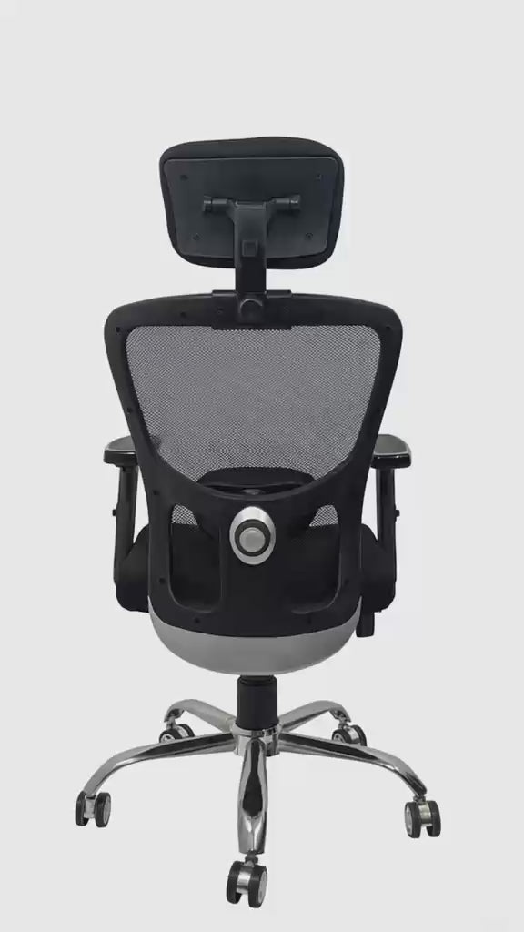 Majesty Black Jazz High Back Ergonomic Executive Office Chair  Spider Base 360 Degree Rotation