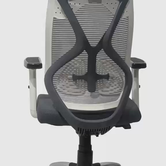 Lunar Fusion Mesh Headrest Executive Office Chair & Home Office Chair 360 rotation